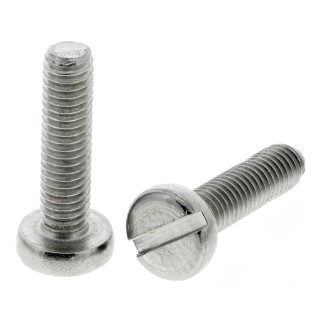 RS PRO Slot Pan Stainless Steel Machine Screw 12 mm M3 189-327