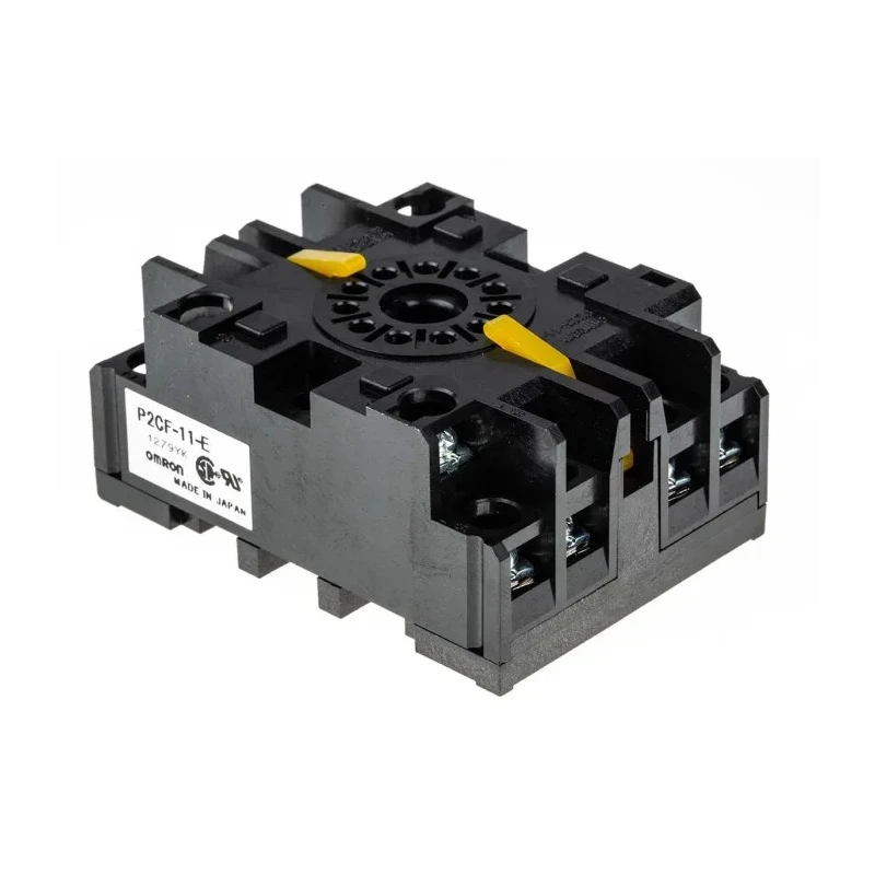 Omron Socket for Use With H3CR-H Series, H3CR-A Series, H3CR-F Series, DIN Rail Mounting, Finger-Safe P2CF-11-E