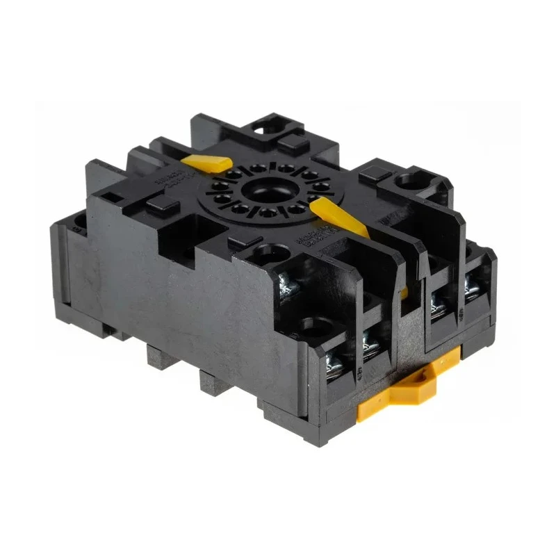 Omron Socket for Use With H3CR-H Series, H3CR-A Series, H3CR-F Series, DIN Rail Mounting, Finger-Safe P2CF-11-E