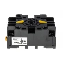 Omron Socket for Use With H3CR-H Series, H3CR-A Series, H3CR-F Series, DIN Rail Mounting, Finger-Safe P2CF-11-E