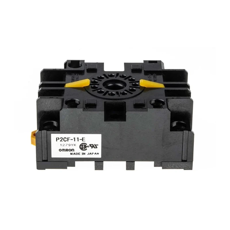 Omron Socket for Use With H3CR-H Series, H3CR-A Series, H3CR-F Series, DIN Rail Mounting, Finger-Safe P2CF-11-E