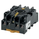 Omron Socket for Use With H3CR-H Series, H3CR-A Series, H3CR-F Series, DIN Rail Mounting, Finger-Safe P2CF-11-E