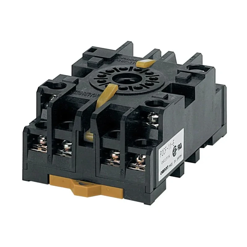 Omron Socket for Use With H3CR-H Series, H3CR-A Series, H3CR-F Series, DIN Rail Mounting, Finger-Safe P2CF-11-E