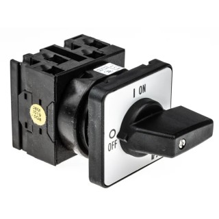 Eaton Cam Switch 2 Position 90 Degree Rotary Actuator 20A 690V AC Flush Mount T0 Series 78819002 T0-2-1/E/EZ-P1(RS332-149)