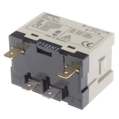 Omron Panel Power Relay 24V AC Coil Voltage 30A Switching Current SPST Quick Connect Terminals G7L-1A-T AC24