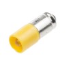 RS PRO Yellow Indicator Lamp Single Chip, 12 V AC/DC, Midget Groove Base, 6 mm Diameter 204-142