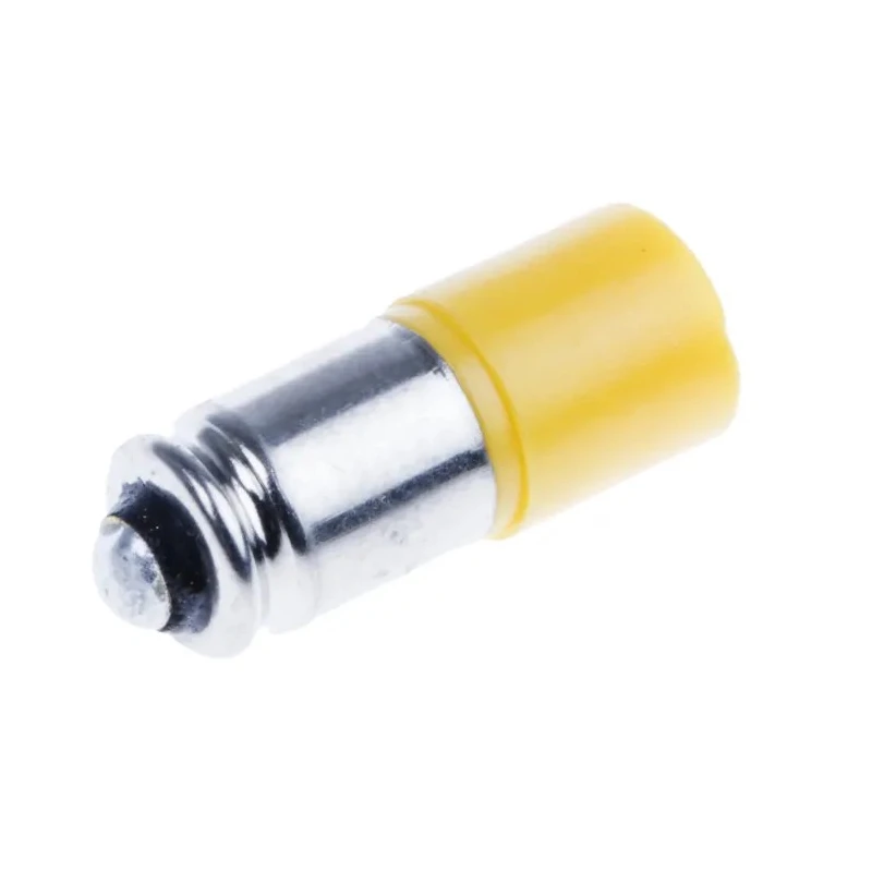 RS PRO Yellow Indicator Lamp Single Chip, 12 V AC/DC, Midget Groove Base, 6 mm Diameter 204-142
