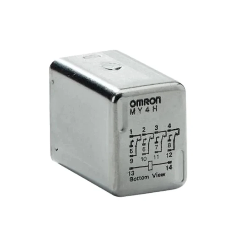 Omron Panel Power Relay 24V dc Coil Voltage 3A Switching Current 4PDT Contact Configuration MY4H 24VDC