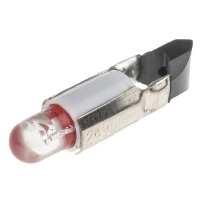 RS PRO Red Indicator Lamp Single Chip, 24 V AC/DC, 5.5 mm Diameter 210-052