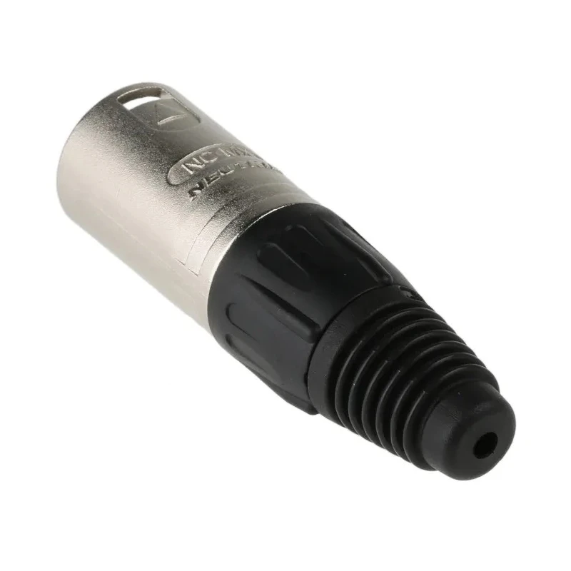 RS PRO Cable XLR Connector, Straight Orientation, 4 Contacts, Male, 50V, 10A, Silver over Nickel Plating NC4MX