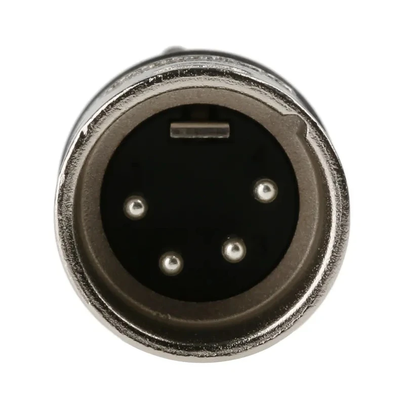RS PRO Cable XLR Connector, Straight Orientation, 4 Contacts, Male, 50V, 10A, Silver over Nickel Plating NC4MX