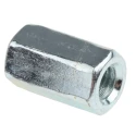 RS PRO 30 mm Bright Zinc Steel Coupling Nut M10 276-544