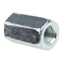 RS PRO 30 mm Bright Zinc Steel Coupling Nut M10 276-544