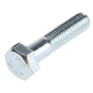 RS PRO Bright Zinc Plated Steel Hex Bolt M8 x 35 mm 8.8 Grade DIN 931 279-587