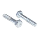 RS PRO Bright Zinc Plated Steel Hex Bolt M8 x 40 mm 8.8 Grade DIN 931 279-593