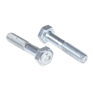 RS PRO Bright Zinc Plated Steel Hex Bolt M8 x 40 mm 8.8 Grade DIN 931 279-593