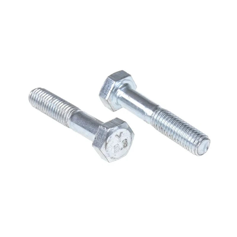 RS PRO Bright Zinc Plated Steel Hex Bolt M8 x 40 mm 8.8 Grade DIN 931 279-593