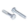 RS PRO Bright Zinc Plated Steel Hex Bolt M8 x 40 mm 8.8 Grade DIN 931 279-593