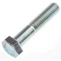 RS PRO Bright Zinc Plated Steel Hex Bolt M8 x 40 mm 8.8 Grade DIN 931 279-593