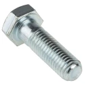 RS PRO Bright Zinc Plated Steel Hex Bolt M12 x 40 mm 304 Grade DIN 931 279-767