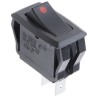 RS PRO SPST On-Off Rocker Switch Panel Nylon Housing Quick Connect Terminals IP66 16A 250V ac 419-700