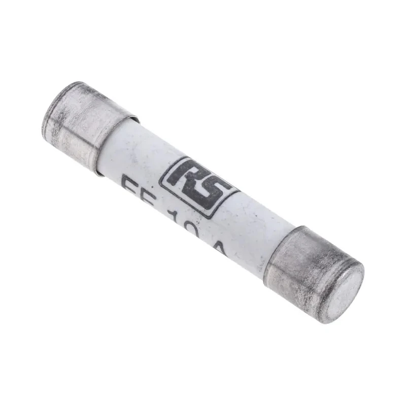 RS PRO 10A FF Ceramic Cartridge Fuse, 6.3 x 32 mm, Super Fast Acting, 600V, Ceramic Body 420-218