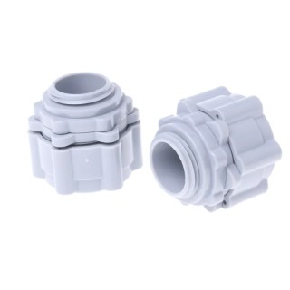 RS PRO Grey Polyamide 66 Conduit Fitting, 20 mm Nominal Size, M20 Thread, IP55 Rated 429-650