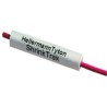 HellermannTyton Yellow Print Heat Shrink Labels 24 mm Width, 24 mm Length, 500 Per Pack 553-50022 HST6-2YE-S-PO-X-YE
