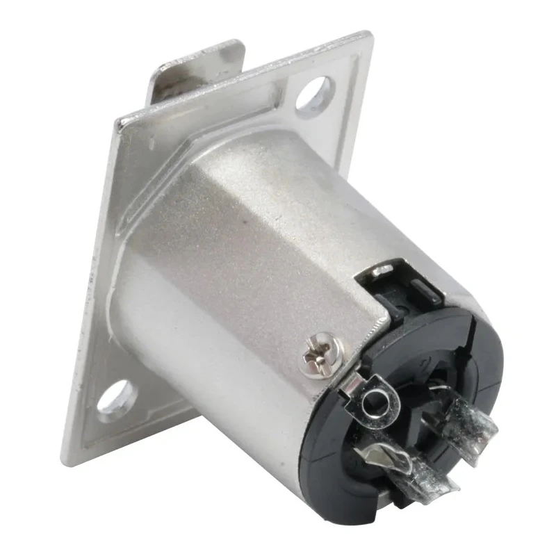 Amphenol Industrial Panel XLR Connector Straight 3 Way Female 133V Tin Plating AC3FPZ