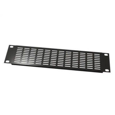 S2CEB Black Steel 3 U Ventilated Rack Panel 483 mm x 132 mm 