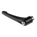 RS PRO Stainless Steel Clamping Lever M10 x 16 mm Die Cast Zinc Handle Black 478-179