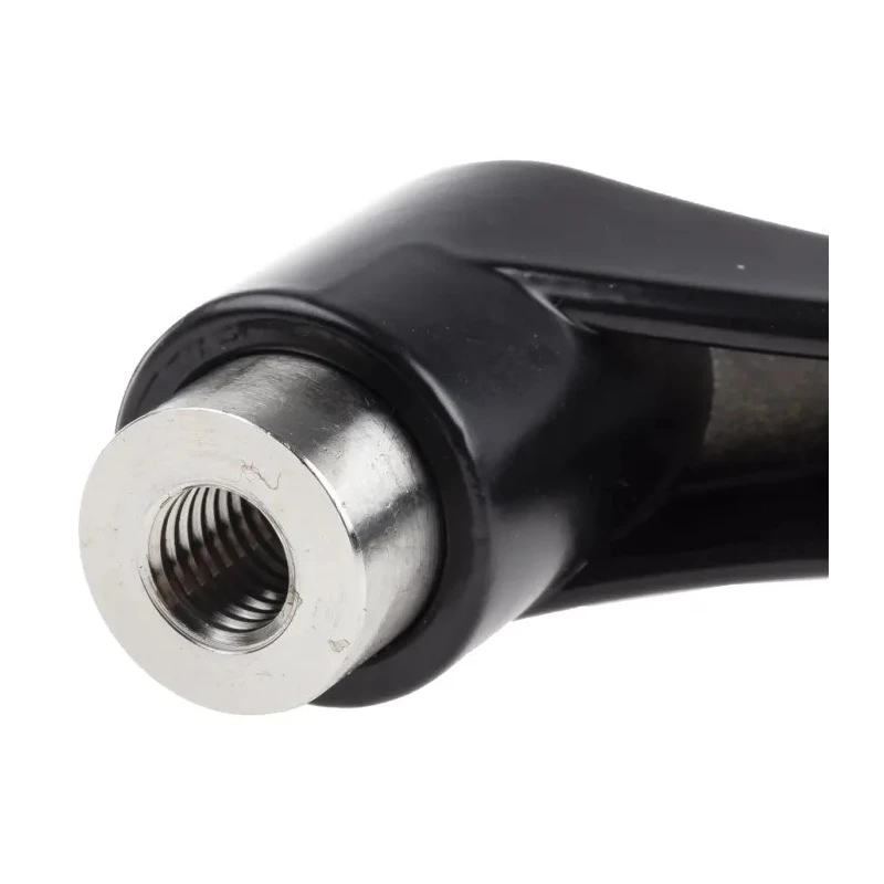 RS PRO Stainless Steel Clamping Lever M10 x 16 mm Die Cast Zinc Handle Black 478-179