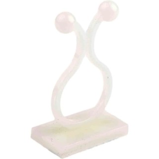 RS PRO Natural Polyamide 66 Self-Adhesive Bunny Cable Clip 12.7 mm Max Bundle Diameter 35.2 mm Length 22 mm Width 479-601