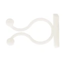 RS PRO Natural Polyamide 66 Self-Adhesive Bunny Cable Clip 12.7 mm Max Bundle Diameter 35.2 mm Length 22 mm Width 479-601