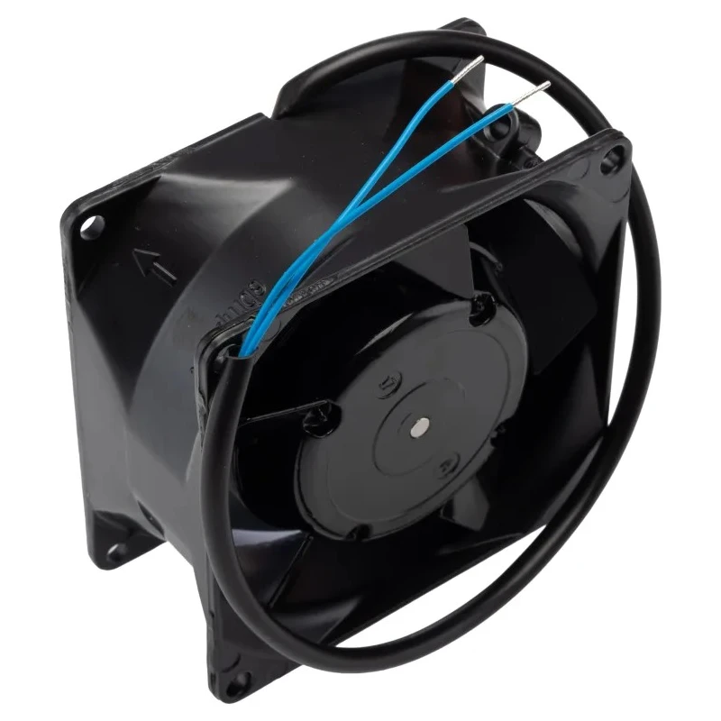 ebm-papst 8000 N Series AC Axial Fan 115V AC 11W 61 m³/h IP65 80mm x 80mm x 38mm 
