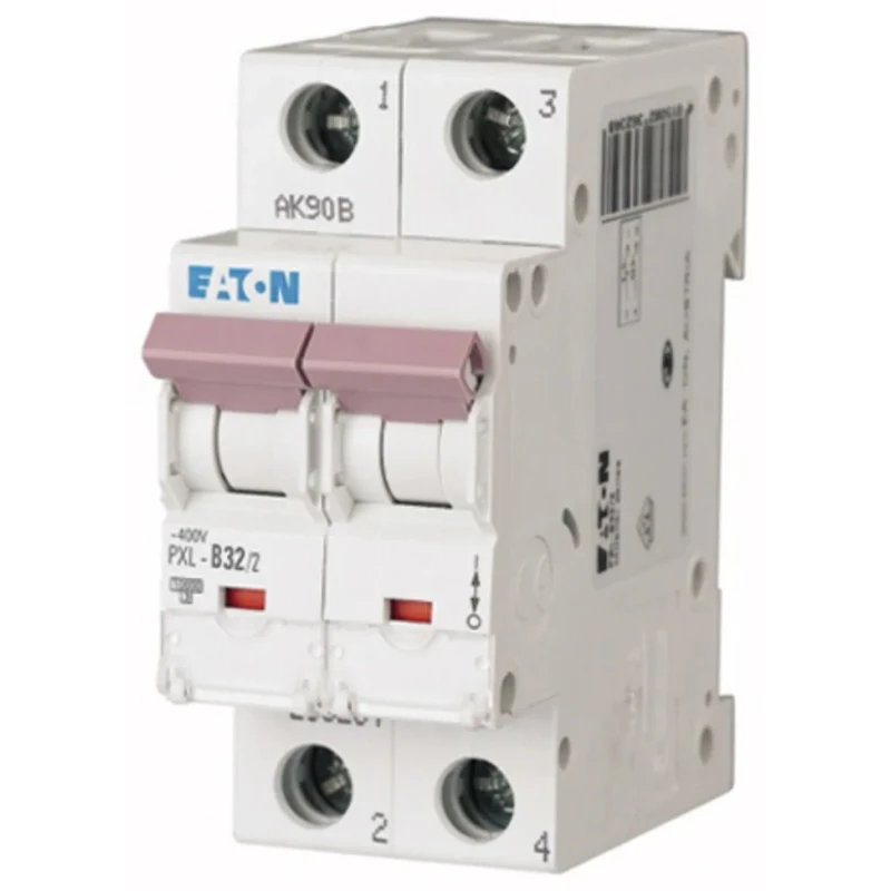 Eaton xPole Miniature Circuit Breaker, 2-Pole, 32A, Type B, 400V AC, 48V DC, 10 kA Breaking Capacity 236234 PXL-B32/2