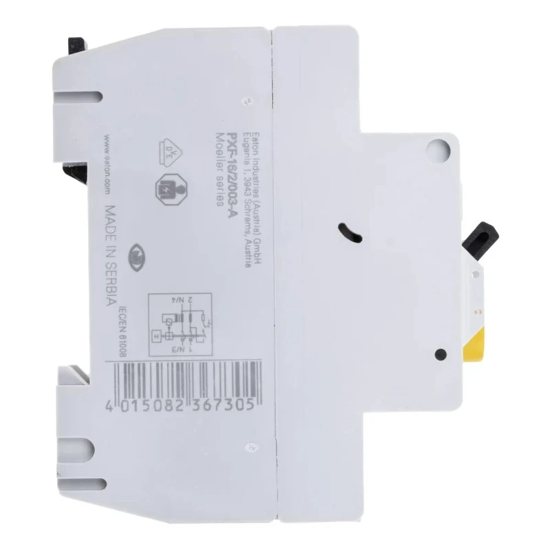 Eaton Residual Current Circuit Breaker 16A 1-Pole 30mA Type A 500A Breaking Capacity 230V AC 236730 PXF-16/2/003-A