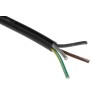 RS PRO 4 Core Flexible PVC Insulated Power Cable, Black, 0.75mm², 70°C, 100 m, Stranded Copper Conductor 491-904
