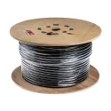 RS PRO 4 Core Flexible PVC Insulated Power Cable, Black, 0.75mm², 70°C, 100 m, Stranded Copper Conductor 491-904