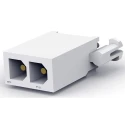 TE Connectivity Mini-Universal MATE-N-LOK Series Straight Through Hole PCB Header 2 Contacts 4.14 mm Pitch 1 Row 1-770166-1