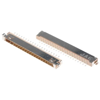 JAE FI 1.25 mm Pitch 20 Way 1 Row Right Angle Surface LVDS Connector Receptacle Solder FI-SE20P-HFE