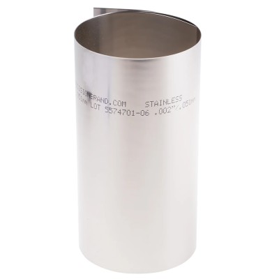 RS PRO Stainless Steel Shim 50 in x 6 in x 0.051 mm 519-096