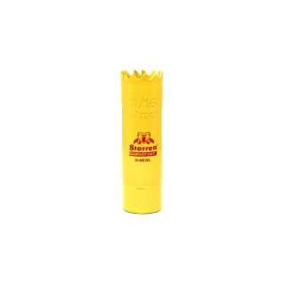Starrett 17 mm Diameter High-Speed Steel (HSS) Bimetal Drill Bit FCH1016-G