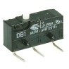 ZF Button Micro Switch Through Hole Terminal 6A 250V AC SPDT IP50 DB1C-D2AA