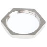SIB Nickel Plated Brass Cable Gland Locknut PG16 Thread D4016106