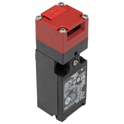 Omron Solenoid Interlock Switch 2 NC Safety Contacts Power to Lock/Unlock IP67 Resin Housing D4NS