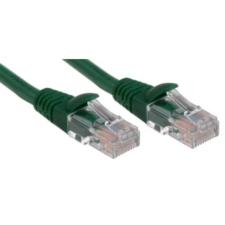RS PRO Cat5e Ethernet Cable, 3 m, Green RJ45 Male to RJ45 Male U/UTP Low Smoke Zero Halogen 556-455