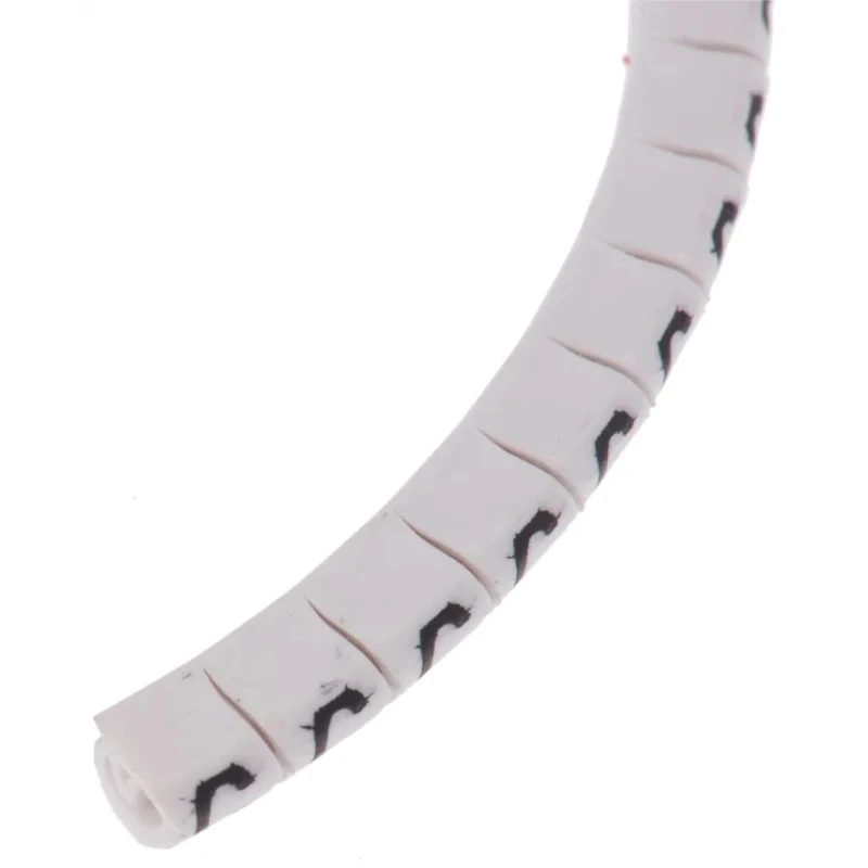 HellermannTyton Helagrip Slide-On Cable Marker Black Pre-Printed Legend "C" for 1 mm to 3 mm Cable Diameter 901-10403