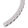 HellermannTyton Helagrip Slide-On Cable Marker Black Pre-Printed Legend "C" for 1 mm to 3 mm Cable Diameter 901-10403