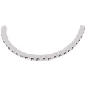 HellermannTyton Helagrip Slide-On Cable Marker Black Pre-Printed Legend "C" for 1 mm to 3 mm Cable Diameter 901-10403